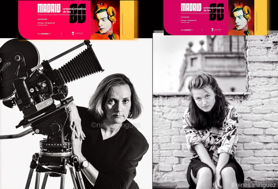 Photoespaa Madrid de los 80 Pilar Mir y Ouka Leele