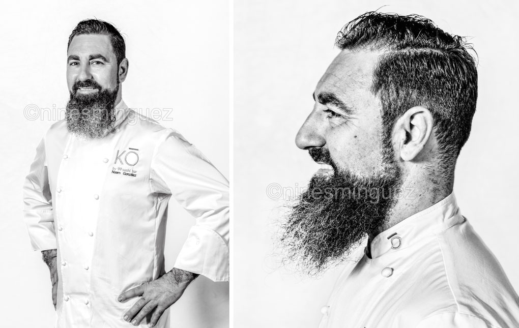 retrato de Noam Gonzlez, chef cocinero